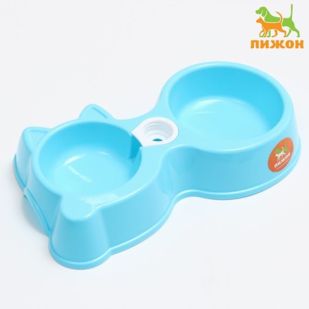 Double "pussy" under a bottle of 300 ml/100 ml, blue