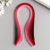 Strips for quilling 100 strips density 120 g "Shades of red" w. 0.5 cm length 39 cm