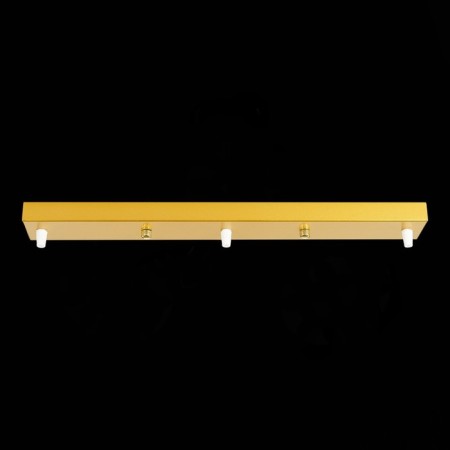 Ceiling fastening for 3 lamps (rectangular) ST LUCE. SL001.213.03. SL001, 50x6 cm, golden color-1