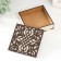 Casket "Patterns" 10x10x3 cm