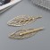 Invisibility for hair "Florence" (set 2 pcs) sheet, 7.5 cm, gold