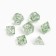 A set of cubes for D&D (Dungeons and Dragons, DND) "Game time", Series: D&D, 7 pcs, Green