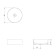 The built -in sink Cersanit Crea 38, Ring, on the countertop, white