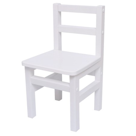Children's chair, white color