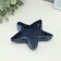 Steel stand - the candlestick "Sea star" 10x13cm, dark blue