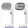KitFort KT-984-1, manual, 1600 watts, 250 ml, 28 g/min, white-violet