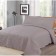 A set with a blanket "Barbara", size 230x250 cm, 50x70 cm - 2 pcs, color of coffee