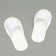 Slips are disposable, terry, sole 5 mm, white, 42 p.