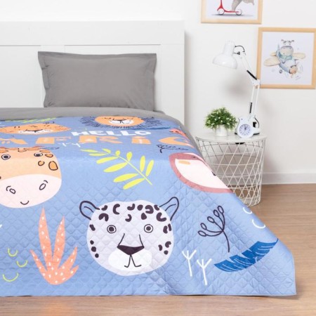 Cover for children's Ethel 1.5 joint venture "African Friends", 145x210 cm, microfiber
