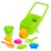 Sanding set No. 18: car, bucket, scoop, robbery, 4 molds, mix