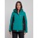 Ski jacket women, size 42, dark green color