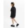 Knitted jacket for a girl, height 140-146 cm, black color