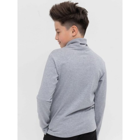 Turtleneck for the boy Pelican, height 128 cm, color gray color-1