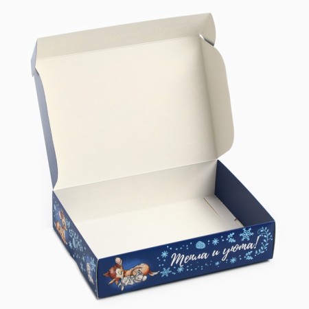 Folding box, 21 x 15 x 5 cm "Happy New Year!", Bambi-3