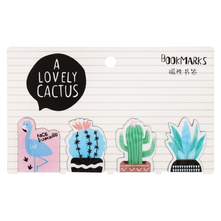 A set of magnetic bookmark for books Calligrata 4 pieces, "Assorted", mix-3