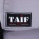 Tourist backpack, TAIF, 90 l, cord department, outer pocket, 2 side nets, gray/red color