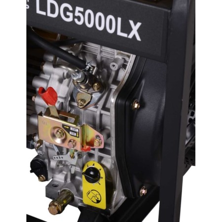 Diesel generator Huter LDG 5000LX, 220 V, 3.3 kW, synchronous, 14 l, 8 l/s, 0.375 l/h/h-7