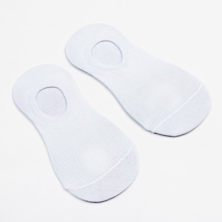 Male socks, white color, rr 27-29