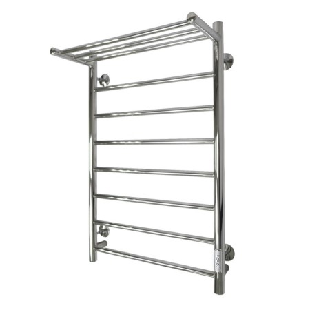 The electric heated towelputor "Sanprise" Aurora P8, 500x800 mm, shelf, left/right, chrome-1