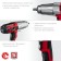 Gaikovert shock network bison GS-300, 350 W, 2000 rpm, 300 nm, cartridge 1/2 "