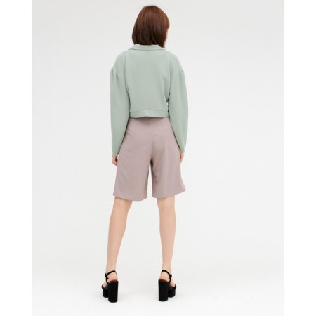 Shorts female bermuds minku color lilac, size 42-2