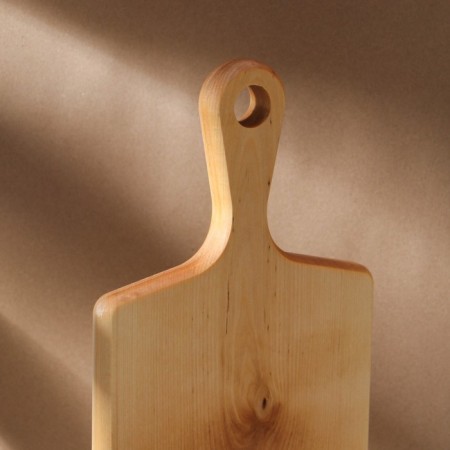 Groot board with ADELICA handle, 40 × 19 × 2.2 cm, covered with oil, whole birch-1