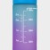 Water bottle Glass Herevin "Gradient", 500 ml