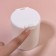 Organizer for storage, with a lid, on a button, d - 7.5 × 9.5 cm, white color