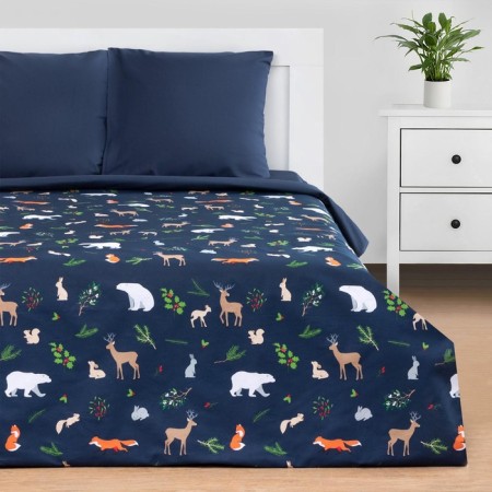 Bed linen "Ethel" 2 joint venture Winter Animals 175*215 cm, 200*220 cm, 70*70 cm - 2 pcs-9