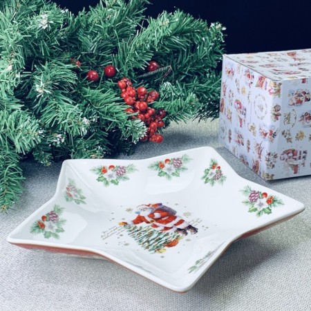 Lenardi dish "New Year", size 24x24 cm
