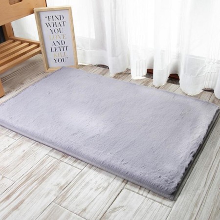 Blue Bunny mat, 50x80 cm, gray color