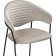 Chair on the metal frame Runso metal/velor, black/beige 57x56x82 cm