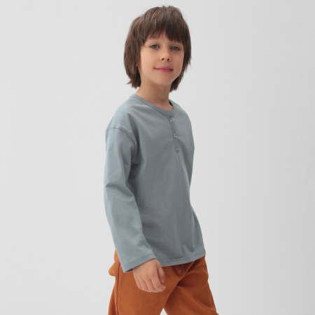 Лонгслив детский KAFTAN, р. 30 (98-104 см), серый-3