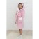 Baby robe "Bunny", height 110 cm, pink+white, Makra