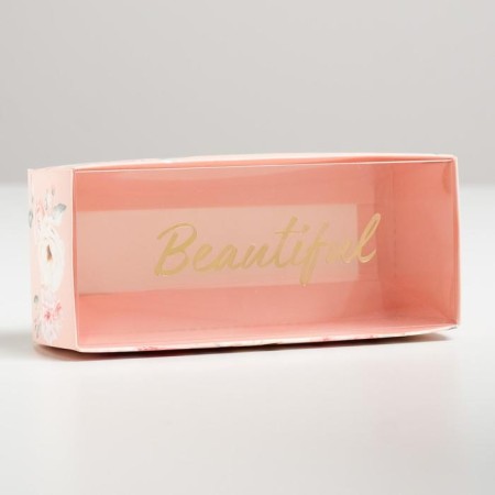 Confectionery box, packaging "Beautiful", 14.5 x 5 x 6 cm-2