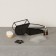A set of corner shelves for the bathroom Umbra Cubiko, 2 pcs, black color