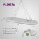 Lamp for plants ERA Fito-25W-QLED-Fly suspended full spectrum 25 W