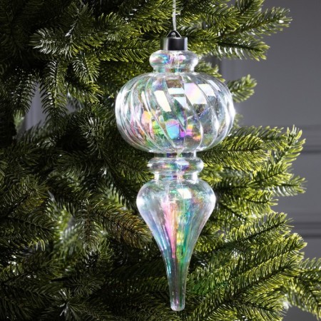 Christmas tree toy LED "Shine", 27x11 cm, 12 LED, AAX2 batteries (not in the kit), glow warm white-1