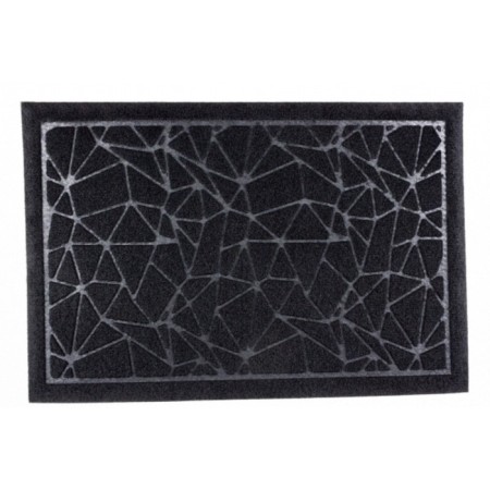 Moisted mat with PRT, 40x60 cm, drawing geometry black