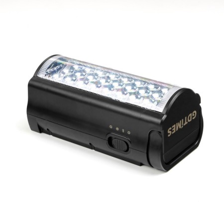 LED battery flashlight, USB, 24 LED, 60 hours, 1000 lm, 3 modes, 4500 mAh-3