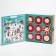 Gift set of developing, tactile balls "Advent Calendar", 9 pcs., New Year's gift packaging, crumb I