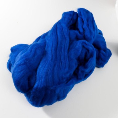 Fasting wool 100% thin merino wool 100g (26 cornflower-1