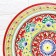 Lryagan Round Rishtan Ceramics, Red, 37cm, Mix