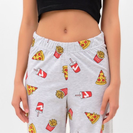 Women's pants straight kAFTAN "pizza" p. 44-46, gray-4