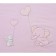Blanket "Elephant", size 90x120 cm, pink color