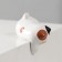 Polystone souvenir "Curious cat" 6x3.8x5 cm