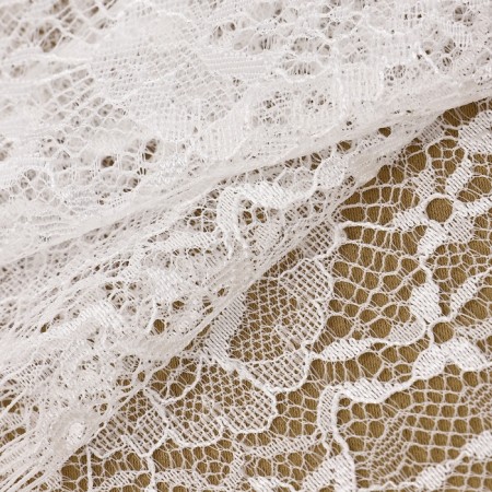 Lace cilia, 100 mm × 9 ± 0.5 m, in bobin 3 pcs 3 m, white color-1