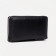 Male purse on lightning for bills, for cards, for coins, black color