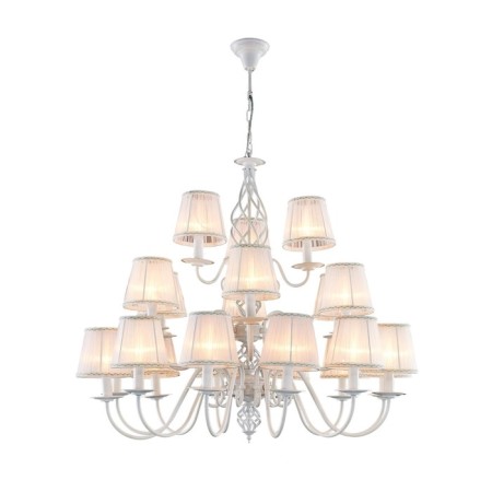 Meteor chandelier 21x60W E14 white 79x79x170 cm