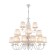 Meteor chandelier 21x60W E14 white 79x79x170 cm